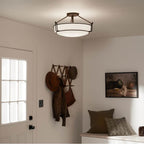 Kichler Lighting 44086OZ Olde Bronze Semi Flush 4lt Image 6