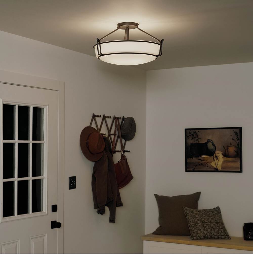 Kichler Lighting 44086OZ Olde Bronze Semi Flush 4lt Image 5