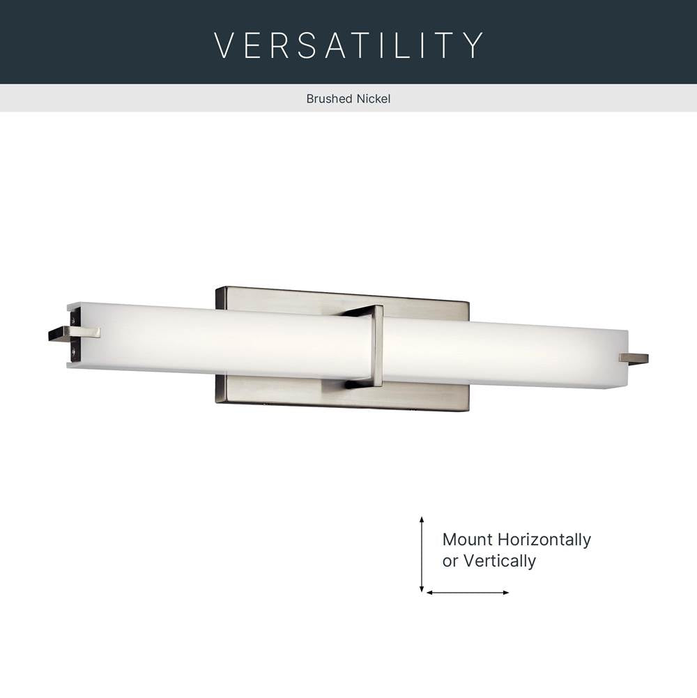 Kichler Lighting 11146NILED Brushed Nickel Linear Bath 26in Led Image 7