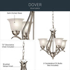 Kichler Lighting Dover Mini Chandelier 4lt