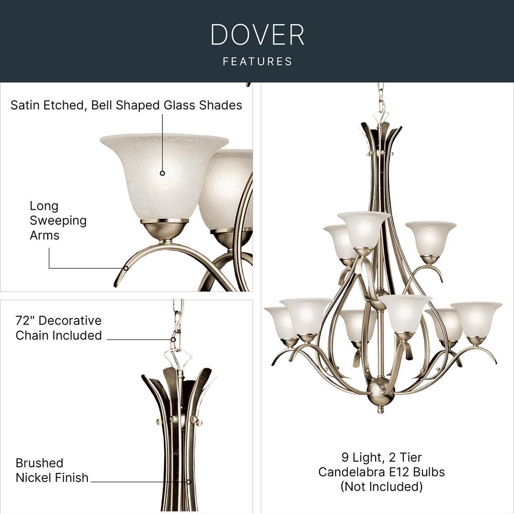 Kichler Lighting Dover Chandelier 9lt