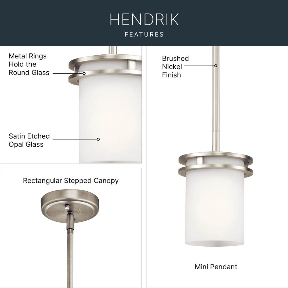Kichler Lighting Hendrik Mini Pendant 1lt