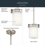 Kichler Lighting Hendrik Mini Pendant 1lt