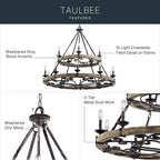 Kichler Lighting Taulbee Chandelier 15lt