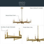 Kichler Lighting Erzo Chandelier 8lt