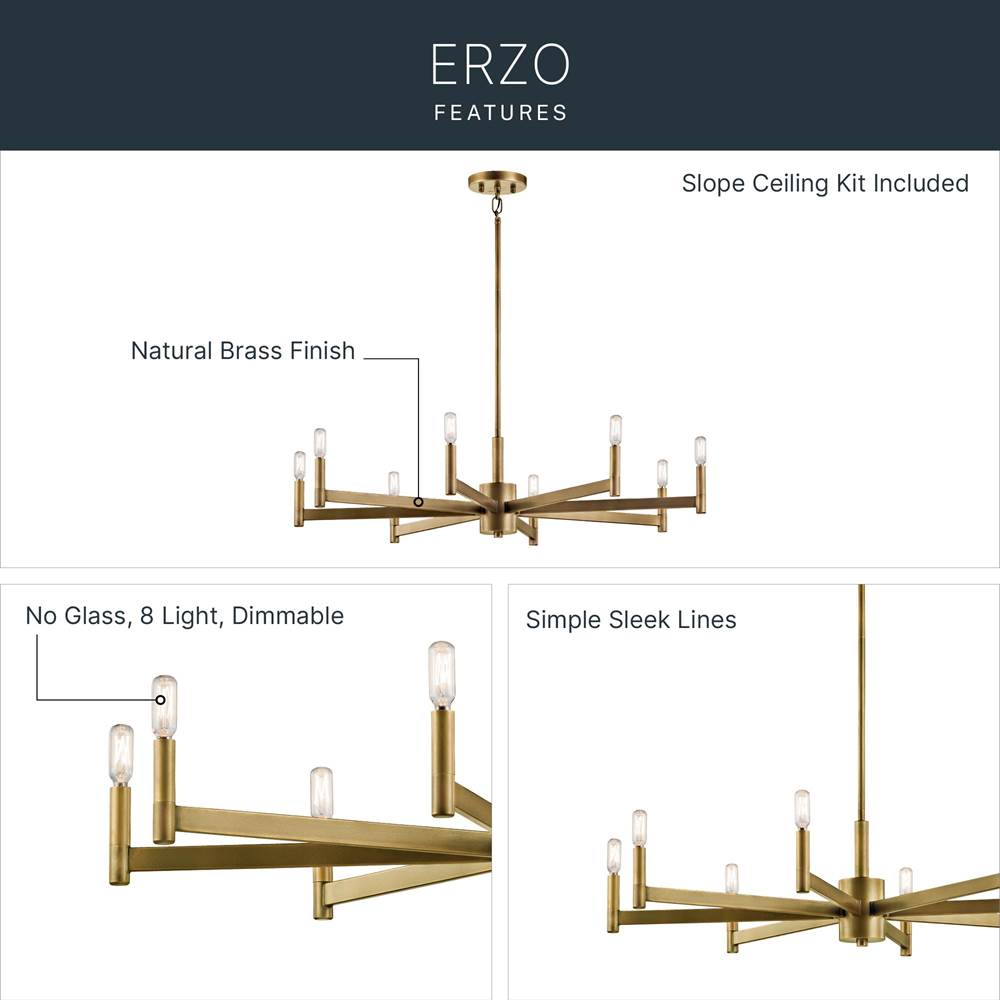 Kichler Lighting Erzo Chandelier 8lt
