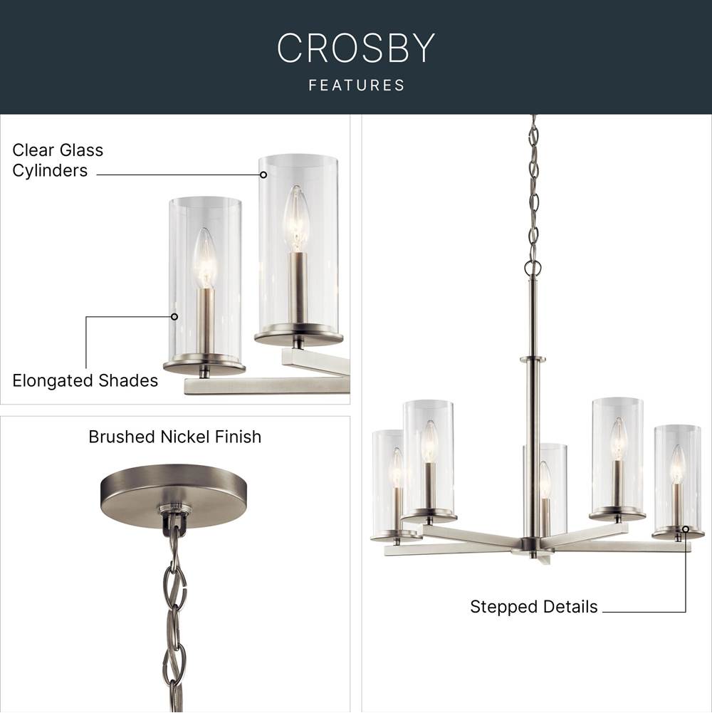 Kichler Lighting Crosby Chandelier 5lt