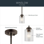 Kichler Lighting Winslow Mini Pendant 1lt