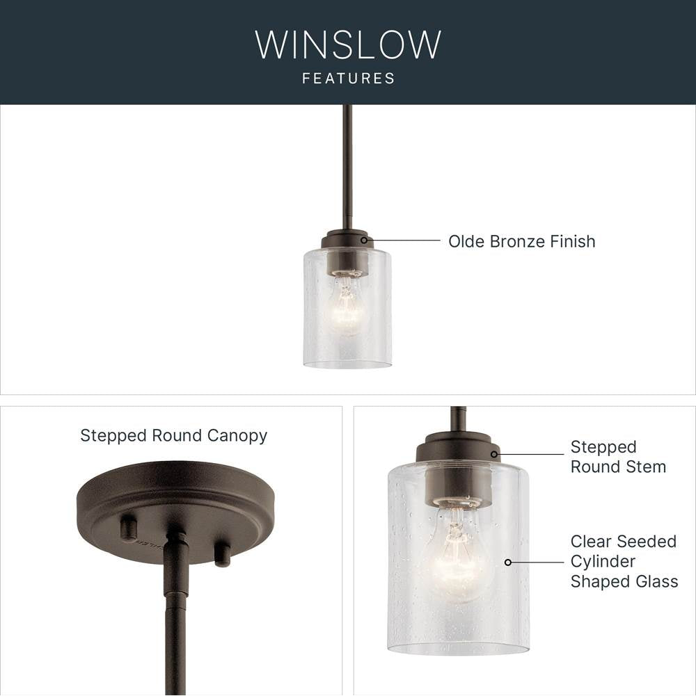 Kichler Lighting Winslow Mini Pendant 1lt