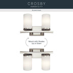 Kichler Lighting 45496NI Brushed Nickel Bath 2lt Image 8