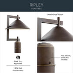 Kichler Lighting Ripley Outdoor Post Mt 1lt