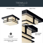 Kichler Lighting Tremillo Outdoor Ceiling 2lt