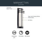 Kichler Lighting Manhattan Outdoor Wall Led
