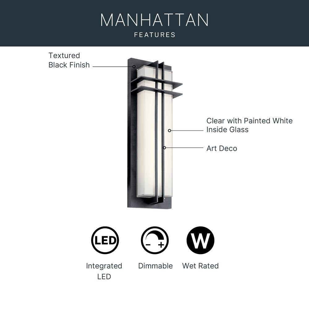 Kichler Lighting Manhattan Outdoor Wall Led