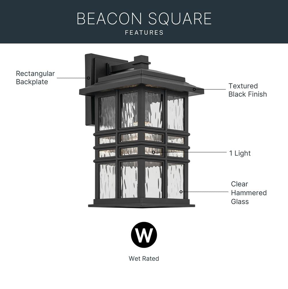 Kichler Lighting Beacon Square Outdoor Wall 1lt