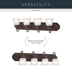 Kichler Lighting 5338TZS Tannery Bronze Bath 4lt Image 8