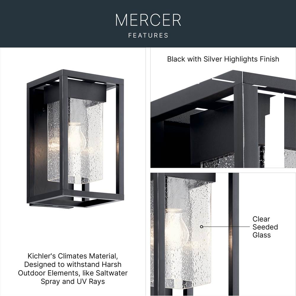 Kichler Lighting Mercer Outdoor Wall 1lt