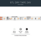 Kichler Lighting tl 24v Stnd Dry 3000k Tape 100
