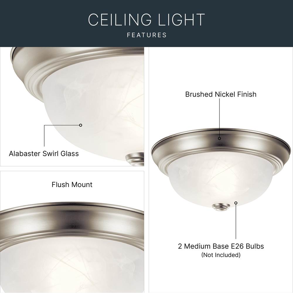 Kichler Lighting  Flush Mount 2lt