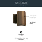 Kichler Lighting  Indoor/outdoor Wall 1lt