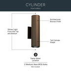 Kichler Lighting  Indoor/outdoor Wall 2lt