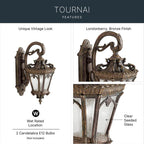 Kichler Lighting Tournai Outdoor Wall 2lt