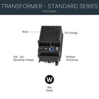 Kichler Lighting 15E60BK Black Material Transformer 60w Image 3