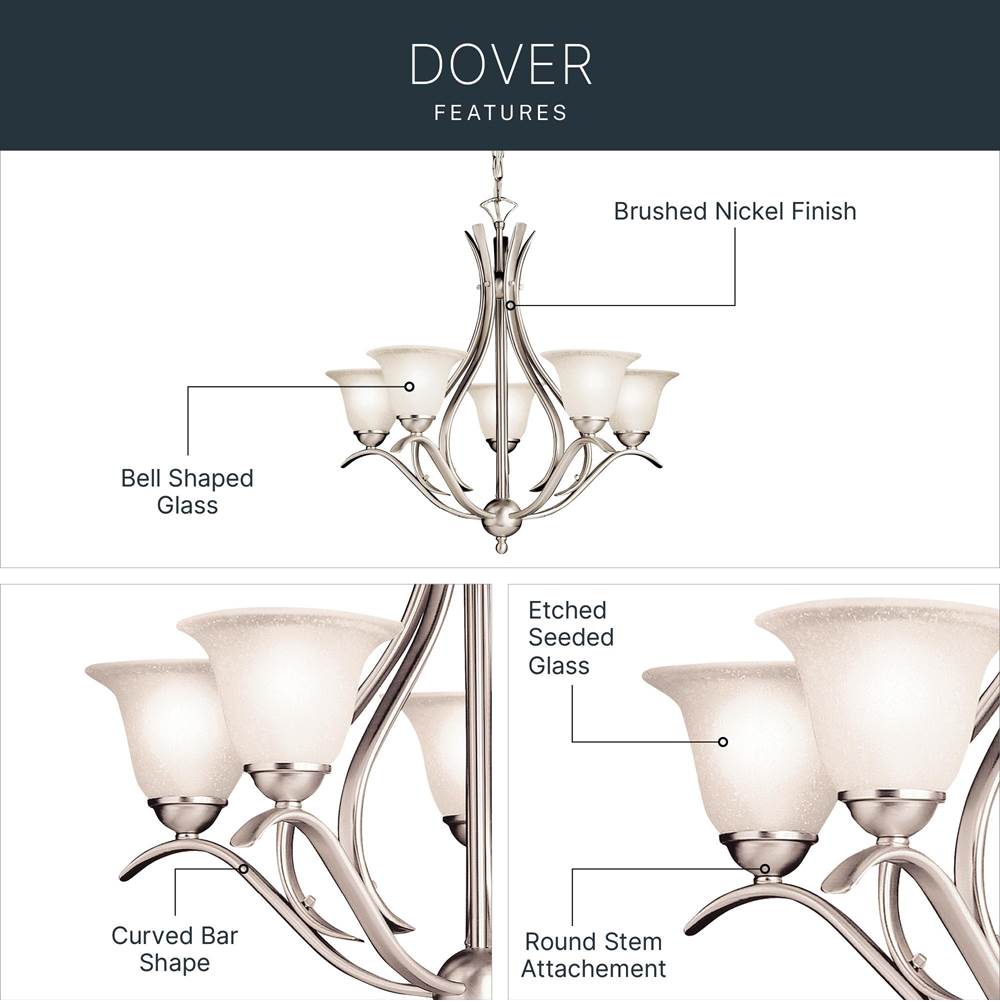 Kichler Lighting Dover Chandelier 5lt
