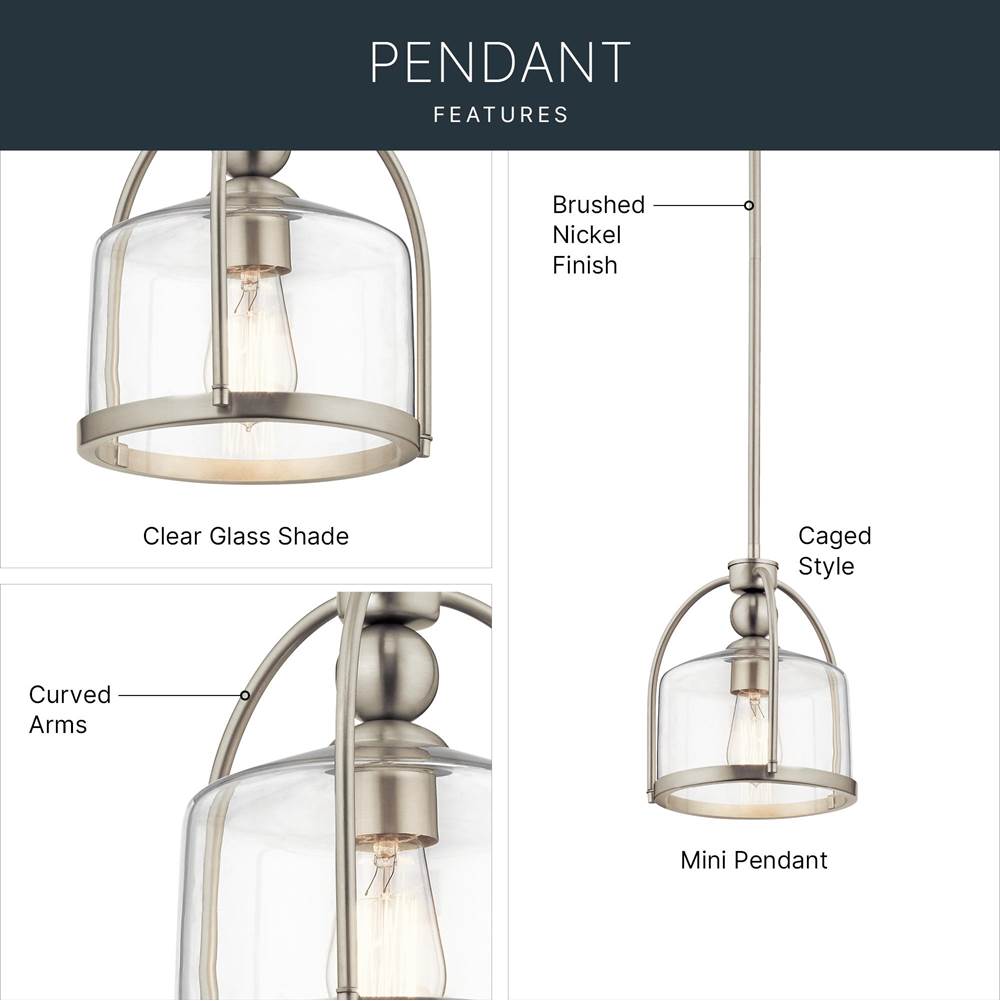 Kichler Lighting  Mini Pendant 1lt