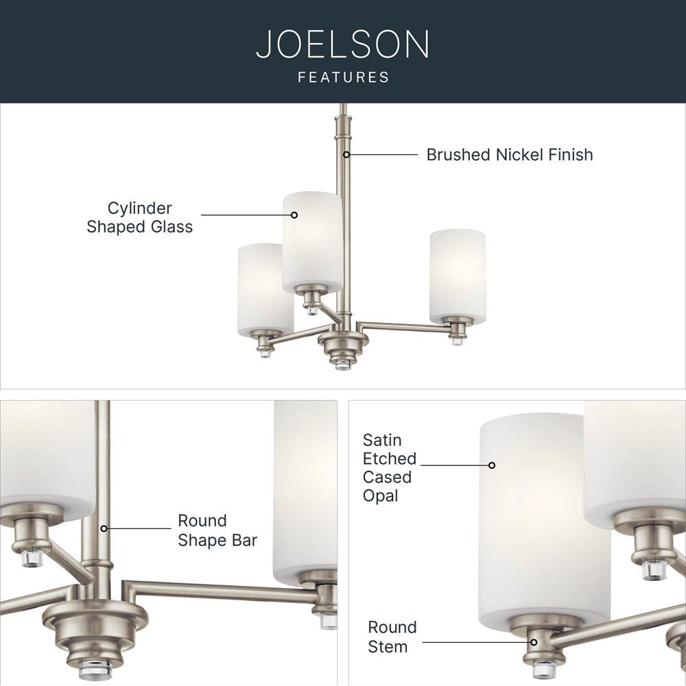 Kichler Lighting Joelson Mini Chandelier 3lt