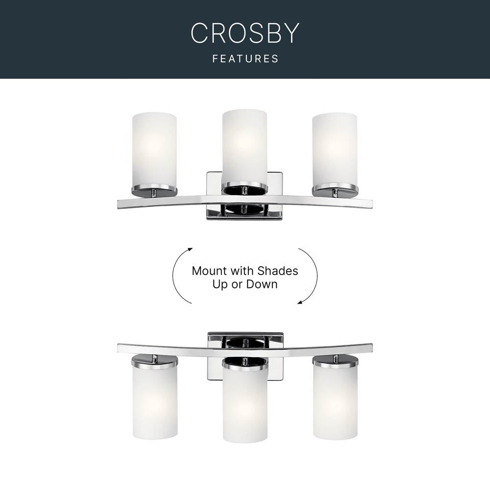 Kichler Lighting 45497CH Chrome Bath 3lt Image 6