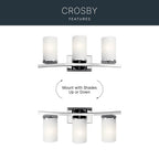 Kichler Lighting 45497CH Chrome Bath 3lt Image 6
