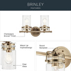 Kichler Lighting 45688CPZ Champagne Bronze Bath 2lt Image 9