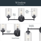 Kichler Lighting 45886BK Black Bath 3lt Image 9