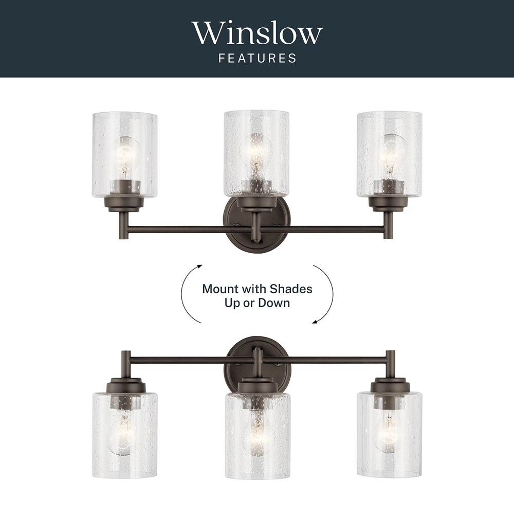 Kichler Lighting 45886OZ Olde Bronze Bath 3lt Image 8