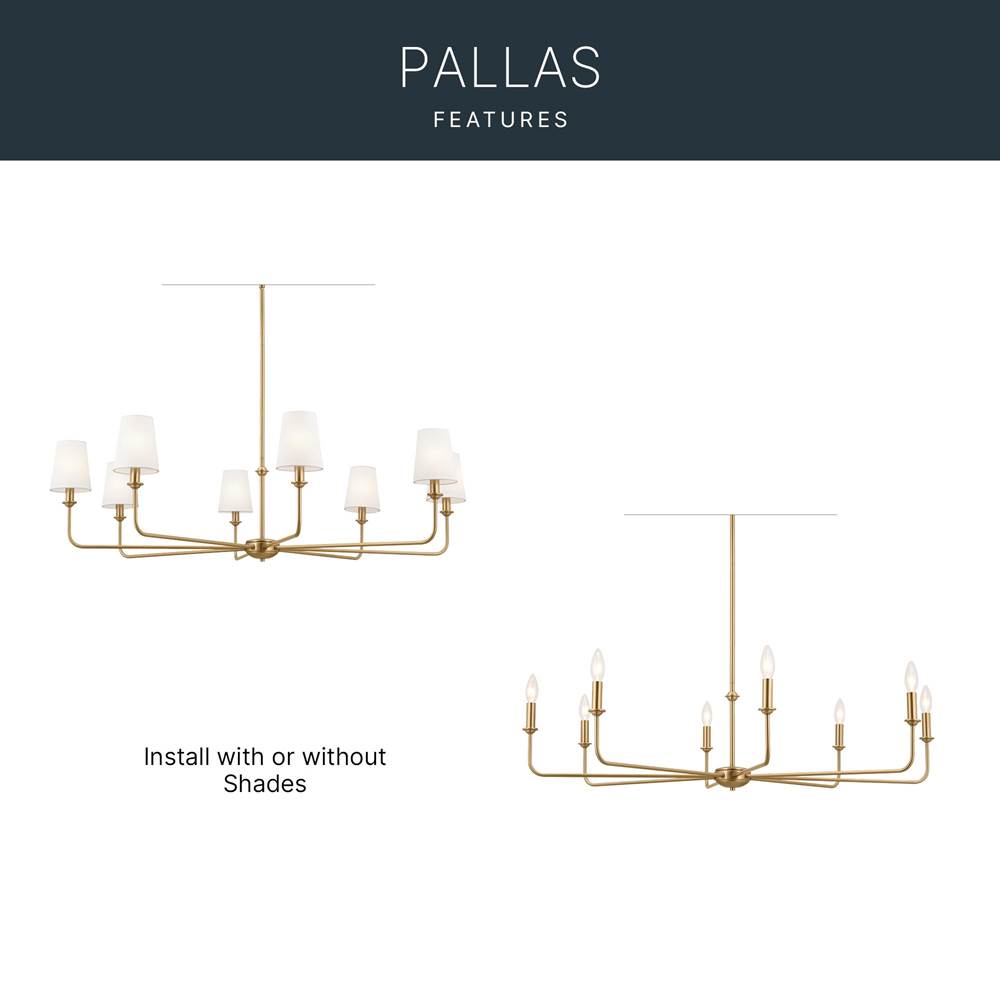 Kichler Lighting 52517BNB Brushed Natural Brass Chandelier 8lt Image 7
