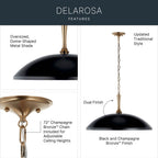 Kichler Lighting Delarosa Pendant 1lt