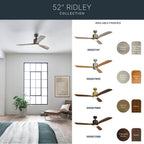 Kichler Lighting 300027OBB Oil Brushed Bronze 52 Inch Ridley Ii Fan Led Image 2