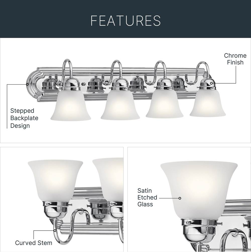 Kichler Lighting  Bath 4lt