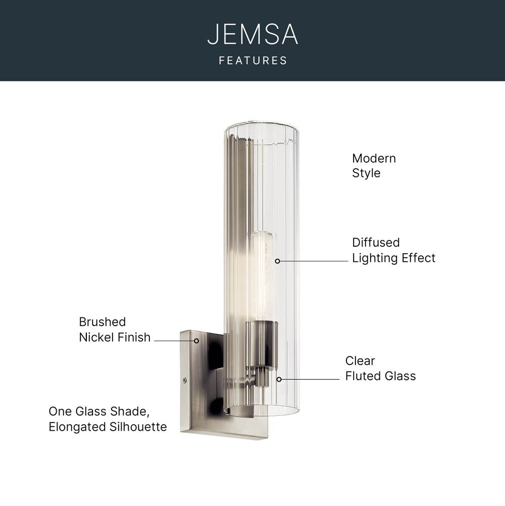 Kichler Lighting Jemsa Wall Sconce 1lt