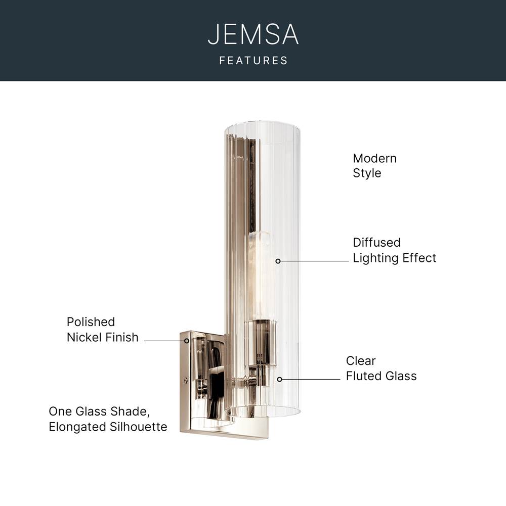 Kichler Lighting Jemsa Wall Sconce 1lt