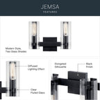 Kichler Lighting Jemsa Vanity 2lt
