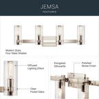Kichler Lighting Jemsa Vanity 4lt