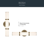 Kichler Lighting 55187CPZLED Champagne Bronze Bath Bar Small Image 6