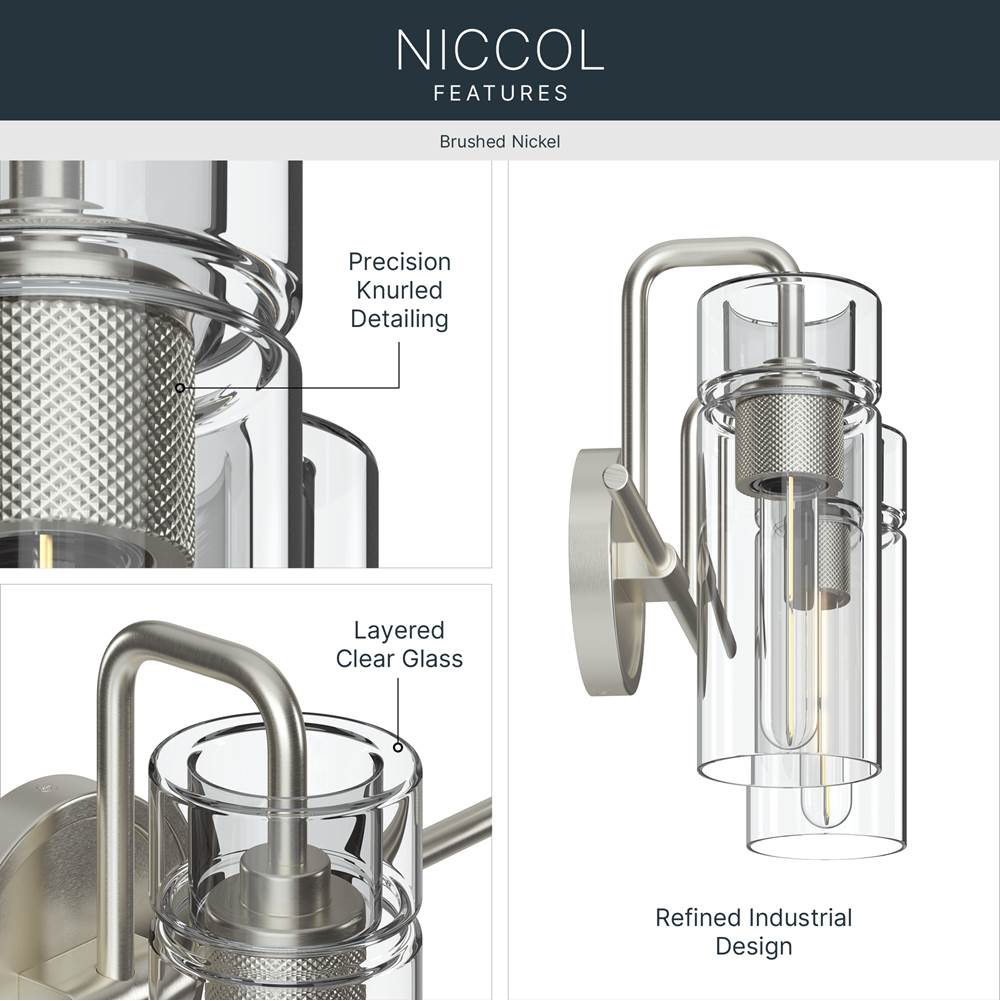 Kichler Lighting 55251NI Brushed Nickel Bath 2lt Image 3