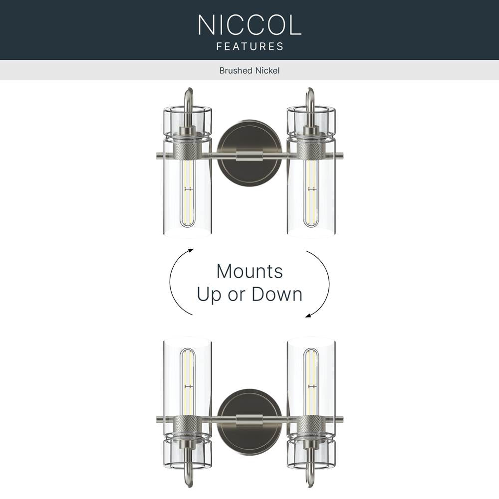 Kichler Lighting 55251NI Brushed Nickel Bath 2lt Image 2