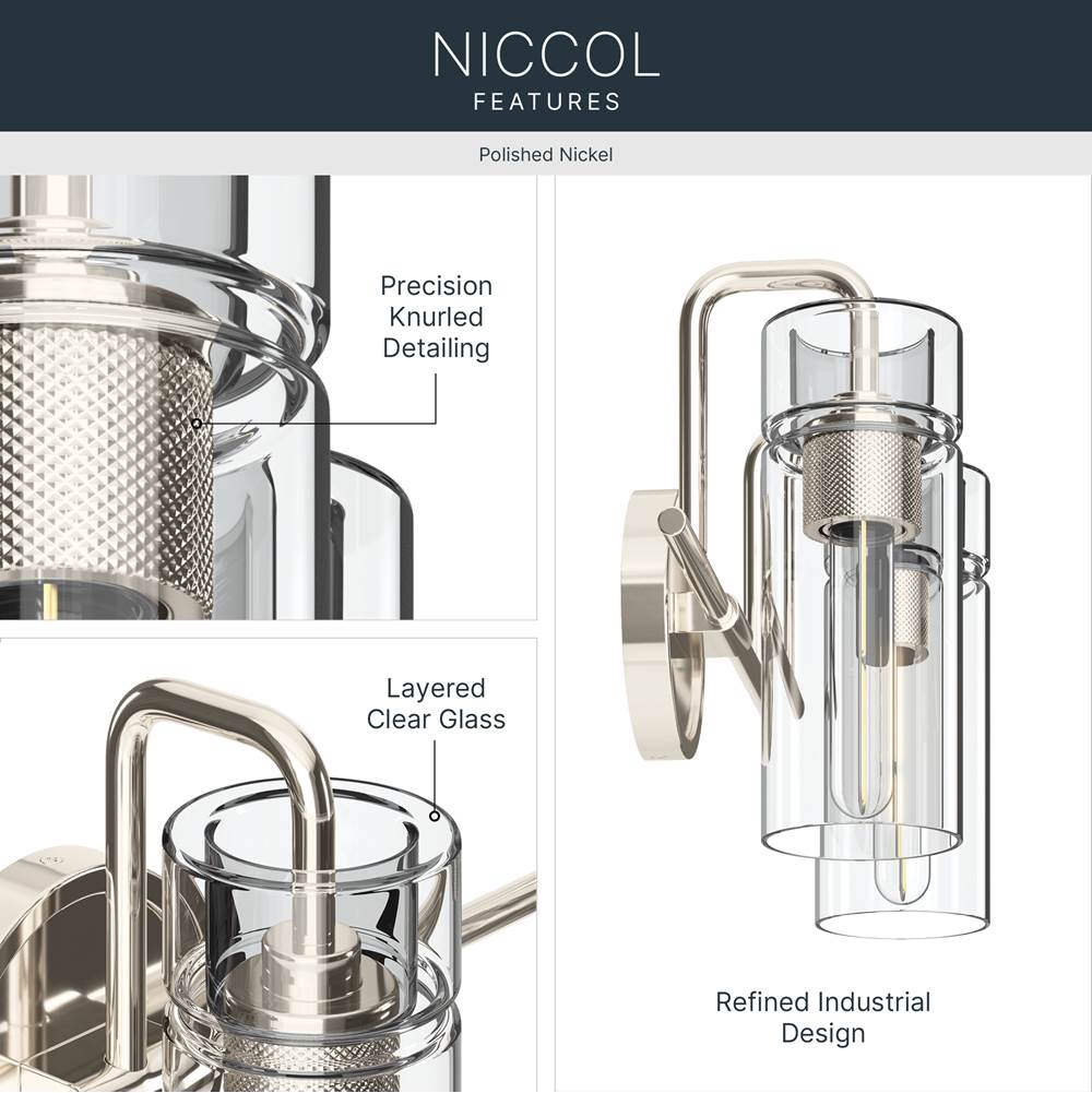 Kichler Lighting 55251PN Polished Nickel Bath 2lt Image 3
