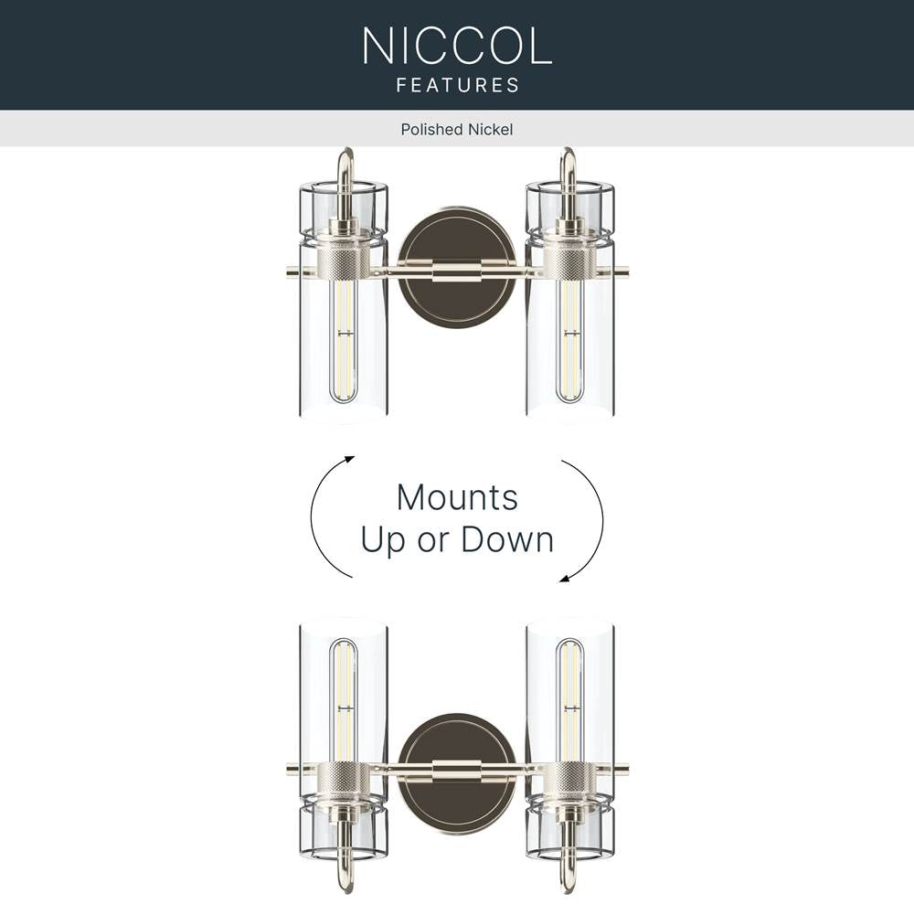 Kichler Lighting 55251PN Polished Nickel Bath 2lt Image 2