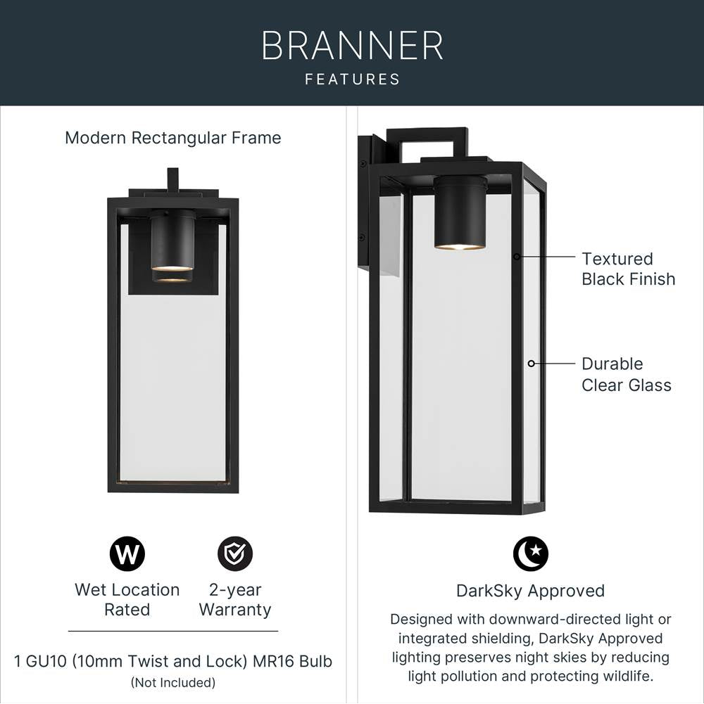 Kichler Lighting 59112BKTDS Textured Black Outdoor Wall Medium Image 4