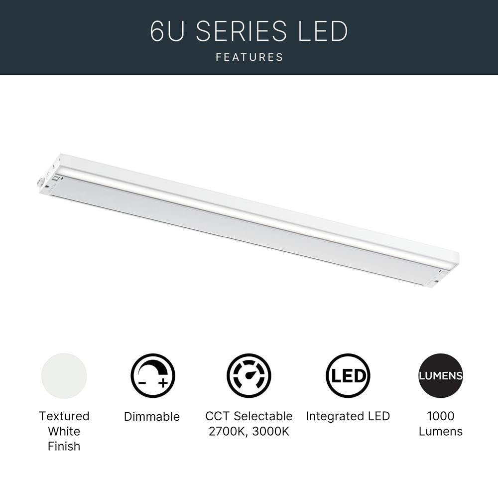 Kichler Lighting 6UCSK30WHT Textured White 6u Led 2700k/3000k Ucab 30 Image 8